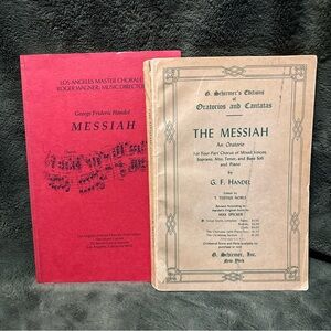 Handel Messiah Vintage Choral Score G. Schirmer / LA Master Chorale